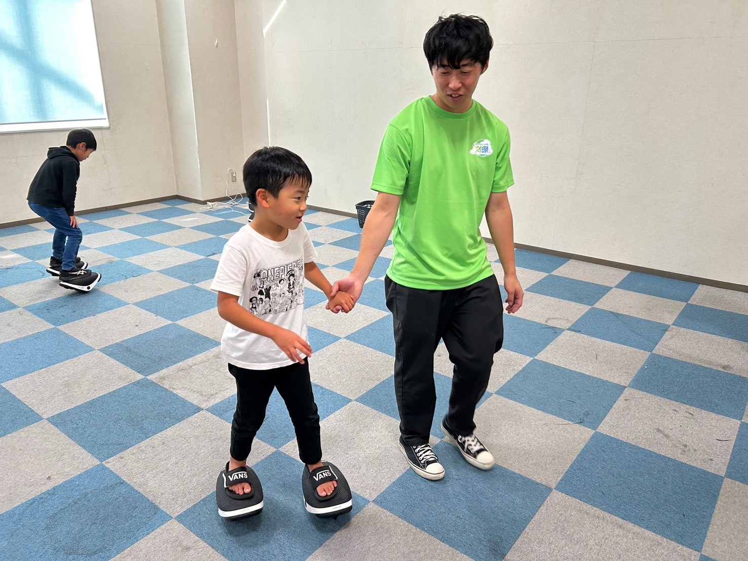 セグウェイ体験の様子